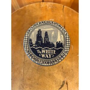 Vintage the white way aristocrats of cosmetics Bergholt Laboratories decor (8301